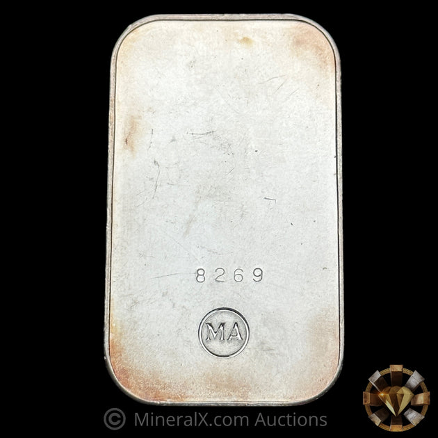 1oz Deak Perera Vintage Silver Bar – MineralX