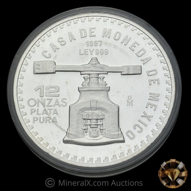 12oz 1987 Casa De Moneda De Mexico 200th Anniversary Of The