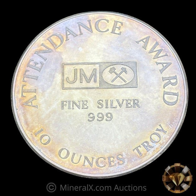 10oz JM Johnson Matthey Cortez Gold Mines Nevada Attendance Award