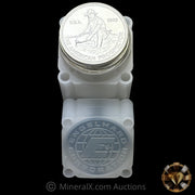 x25 1oz 1983 Engelhard Prospector Vintage Silver Coins In Original Factory Roll (Key Date / Gem BU)