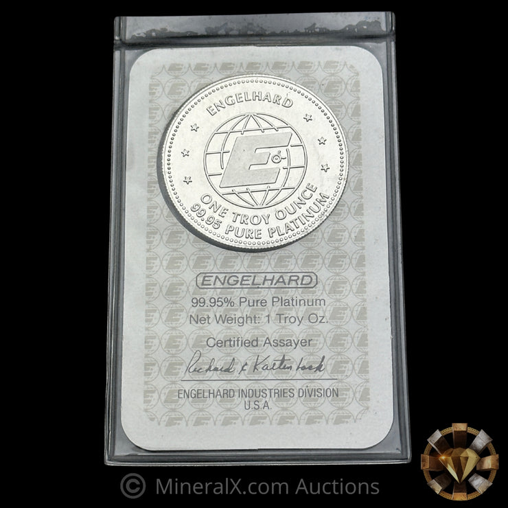 1oz 1983 Engelhard "E Logo" Proof Vintage Platinum Prospector Mint In Original Factory Seal (Rare Key Date / First Year / Only E Logo Platinum Prospector)