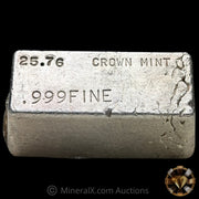 25.76oz Crown Mint Vintage Silver Bar