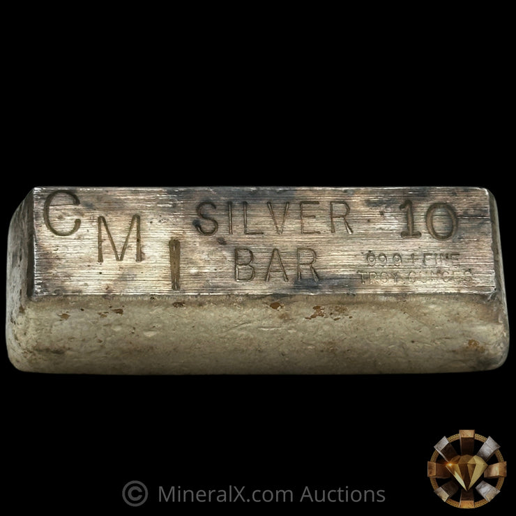 10oz CMI Vintage Silver Bar