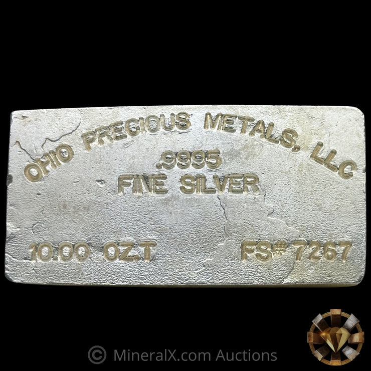 10oz Ohio Precious Metals Silver Bar