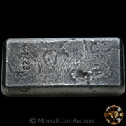 10oz W H Foster Vintage Silver Bar With Deak Triangle Star and Serial Counterstamps