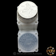 x25 1oz 1983 Engelhard Prospector Vintage Silver Coin Roll In Original Factory Tube (Key Date) BU