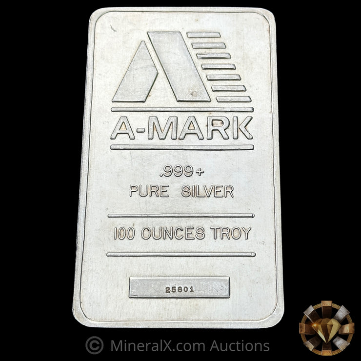 100oz AMARK Vintage Silver Bar