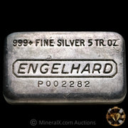 5oz Engelhard P Loaf Vintage Silver Bar