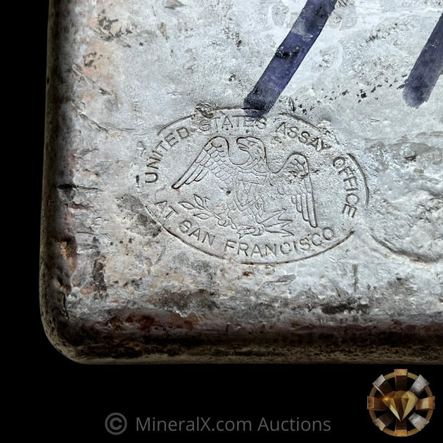 Authentic United States Assay Office At San Francisco 112.68oz Gov