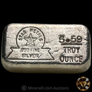 5.59oz Star Metals Vintage Silver Bar