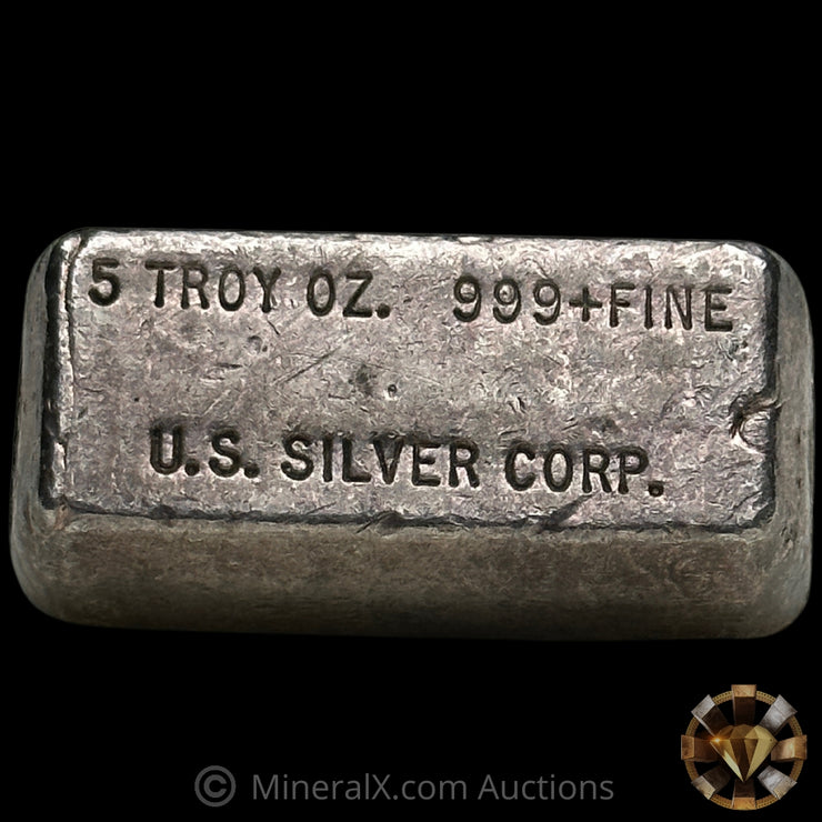 5oz US Silver Corp Vintage Silver Bar