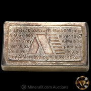 10oz AMARK Vintage Silver Stacker Bar