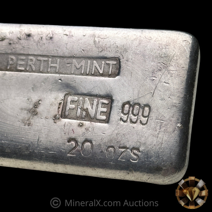 20oz The Perth Mint Australia Vintage Silver Bar