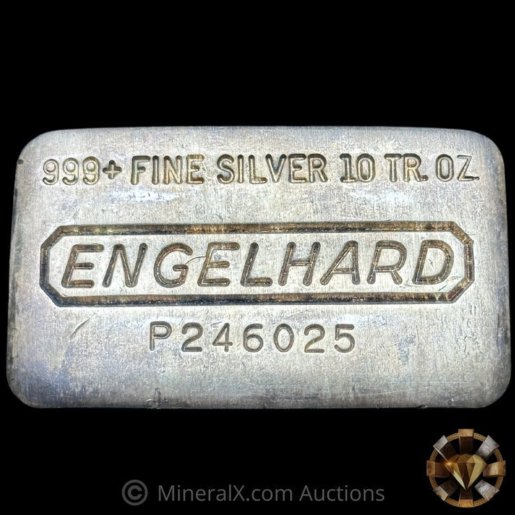 10oz Engelhard P Loaf Vintage Silver Bar
