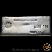 x4 10oz & x1 50oz The Perth Mint Australia Type A Vintage Silver Bars with Original Serial Numbers Matching Mint Paperwork From 1978 (90.37oz Total)