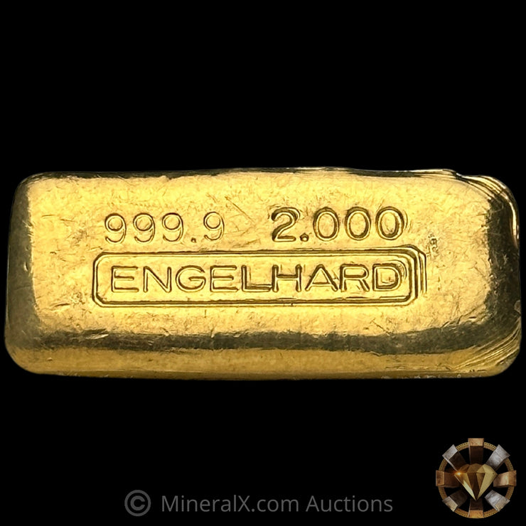 2oz Engelhard Vintage Gold Bar
