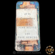 100oz 1986 Rarities Mint Walking Liberty Vintage Silver Bar With Original Low Serial Numbers Matching COA