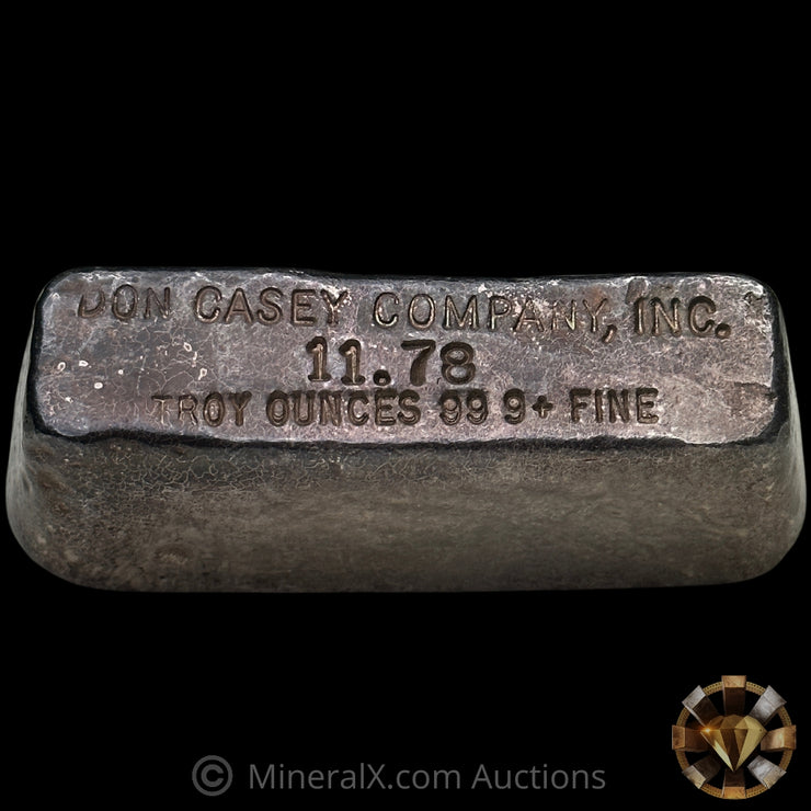 11.78oz Don Casey Company Inc Vintage Silver Bar