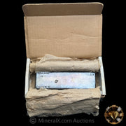 101.990 Simmons Refining Company Vintage Silver Bar With Original Box and Paperwork