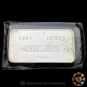 10oz Engelhard Bull Logo "With Dot" Vintage Silver Bar