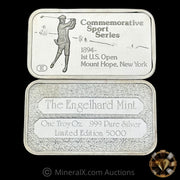 x2 1oz The Engelhard Mint Commemorative Sport Series Vintage Silver Art Bars