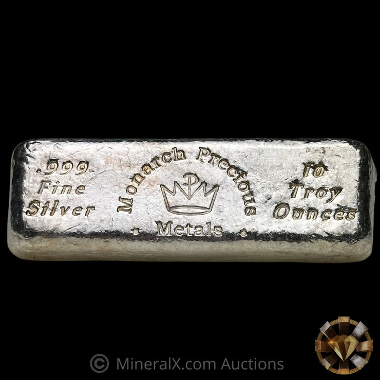 10oz Monarch Precious Metals Silver Bar