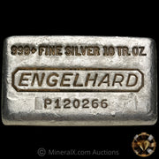 10oz Engelhard Waffleback Vintage Silver Bar With Reverse Punch Through Error