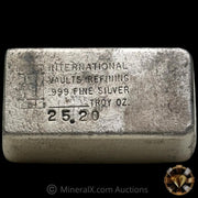 25.20oz International Vaults Refining Vintage Silver Bar