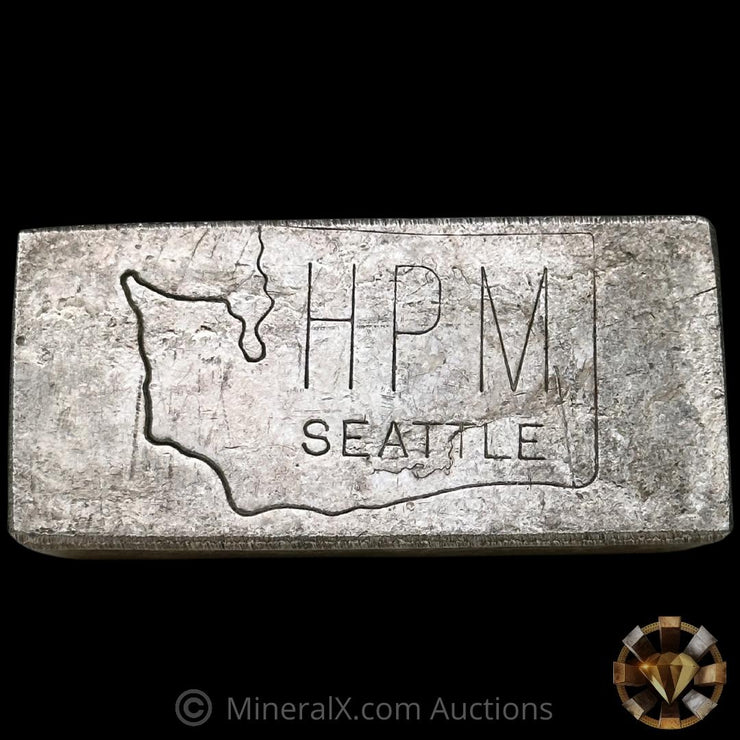 9.87oz Hallmark Precious Metals HPM Seattle Vintage Silver Bar