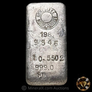 10.55oz 1981 Homestake Mining Company Vintage Silver Bar