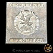 10oz Certified Pure Silver Bullion Vintage Silver Cube Bar