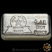 5.48oz Star Metals Vintage Silver Bar