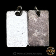 x2 1g Engelhard Australia Vintage Silver Pendant Bars