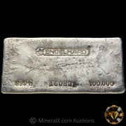 100oz Engelhard Bull Logo Vintage Silver Bar