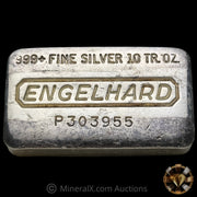 10oz Engelhard P Loaf Vintage Silver Bar