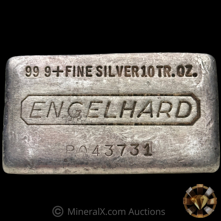 10oz Engelhard Waffleback Vintage Silver Bar