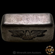 3oz W H Foster Vintage Silver Bar With Deak Triangle Counterstamp