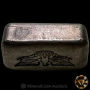 3oz W H Foster Vintage Silver Bar With Deak Triangle Counterstamp