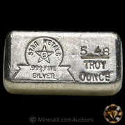5.48oz Star Metals Vintage Silver Bar