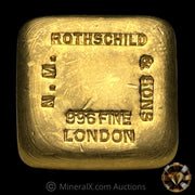 1.875oz (58g) N.M. Rothschild & Sons London Vintage Gold Bar