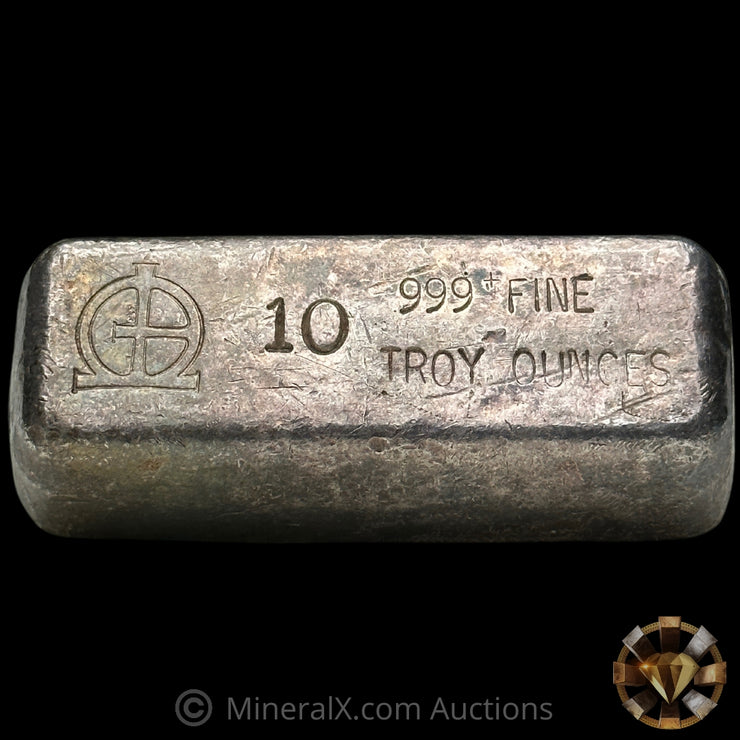 10oz Omega M & B Mining Vintage Silver Bar