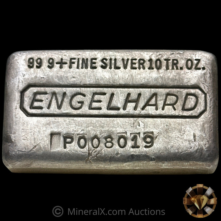 10oz Engelhard P Series Vintage Silver Bar