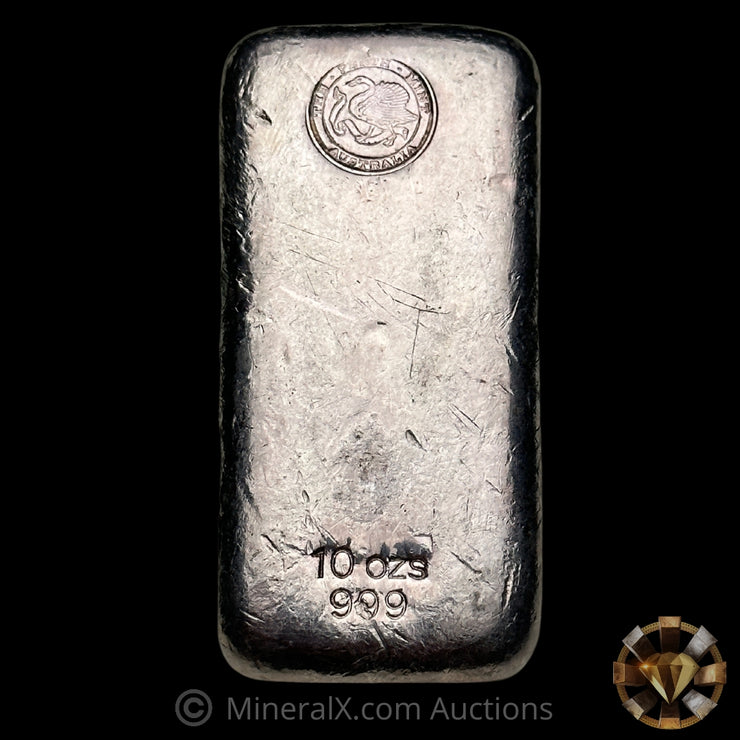 10oz The Perth Mint Australia Left Facing Swan Silver Bar