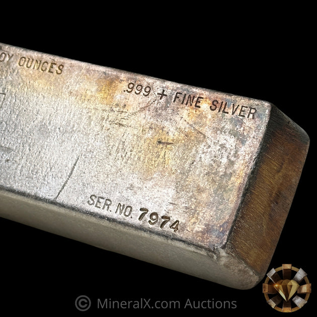 99.69oz Hallmark Precious Metals HPM Seattle Vintage Silver Bar – MineralX