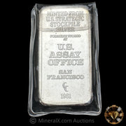 5oz US Assay Office San Francisco Vintage Silver Bar