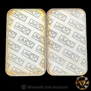 x2 1oz Johnson Matthey JM Vintage Silver Bars With Sequential Serials