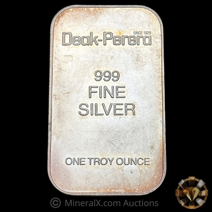 1oz Deak Perera Vintage Silver Bar
