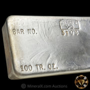 100oz 1984 Sunshine Mining Vintage Silver Bar