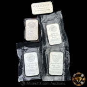 x5 1oz Engelhard Vintage Silver Bars