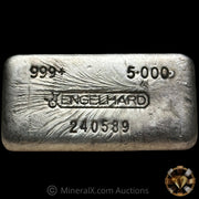 5oz Engelhard Bull Logo Vintage Silver Bar